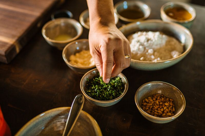 Mise en place for a hands-on class